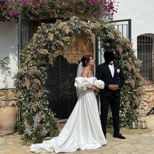 Satin Wedding dress